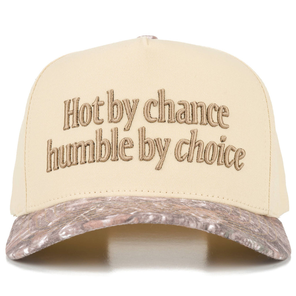 Hana - C.C HOT BY CHANCE HUMBLE BY CHOICE Two Tone Trucker Hat