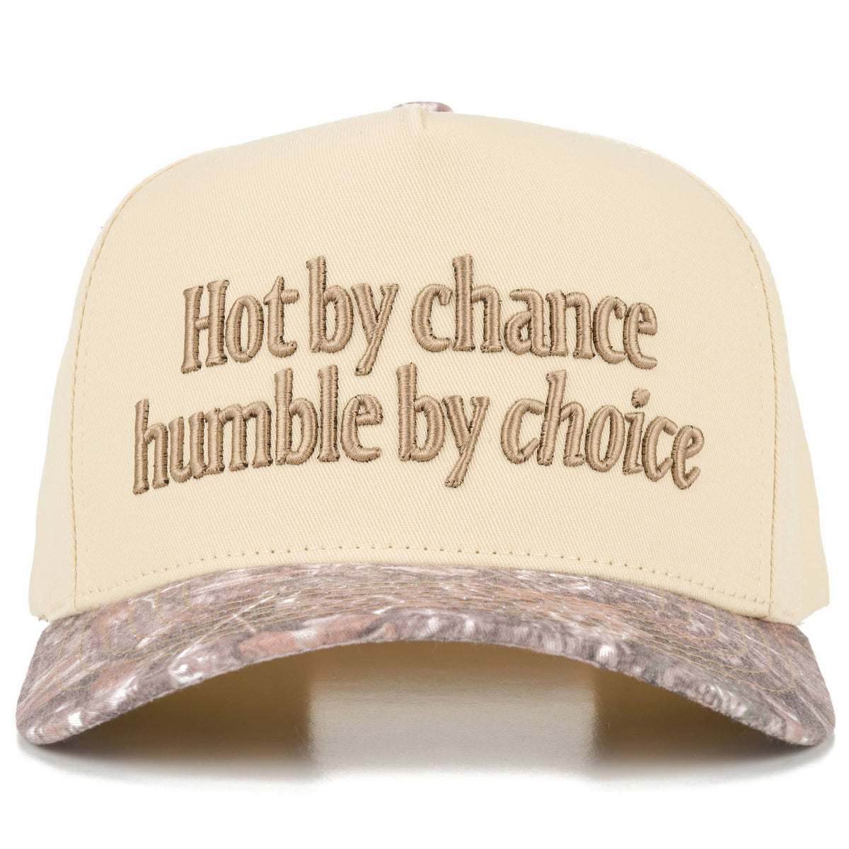 Hana - C.C HOT BY CHANCE HUMBLE BY CHOICE Two Tone Trucker Hat