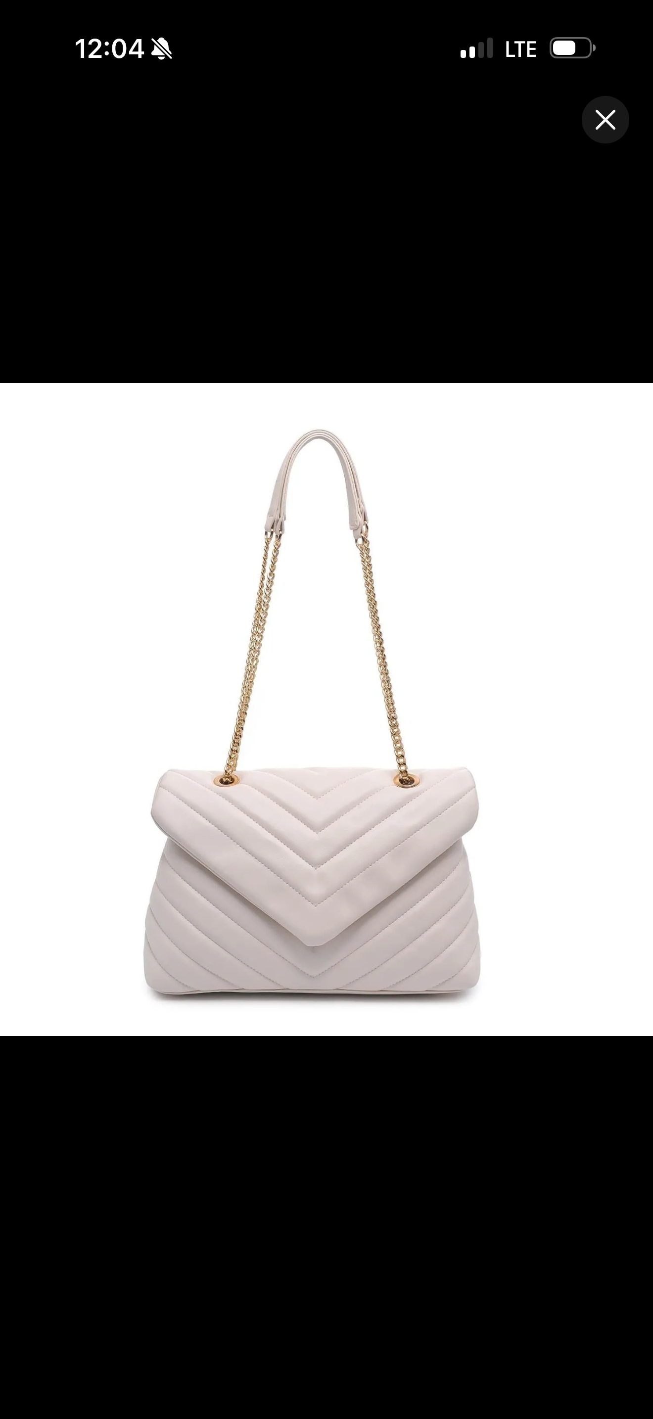 Urban Expressions Ivory Vegan Leather Envelope Puff Cross Body Purse