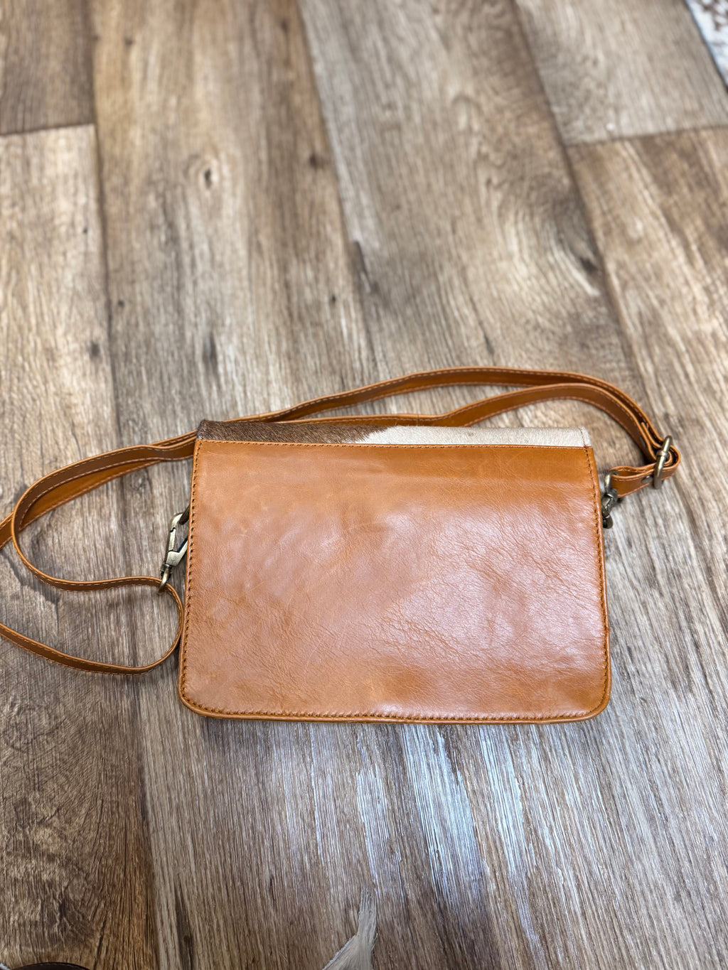 Cowhide Accordion Envelope Purse