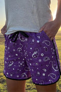 Sterling Kreek Bandana Babe Purple Shorts