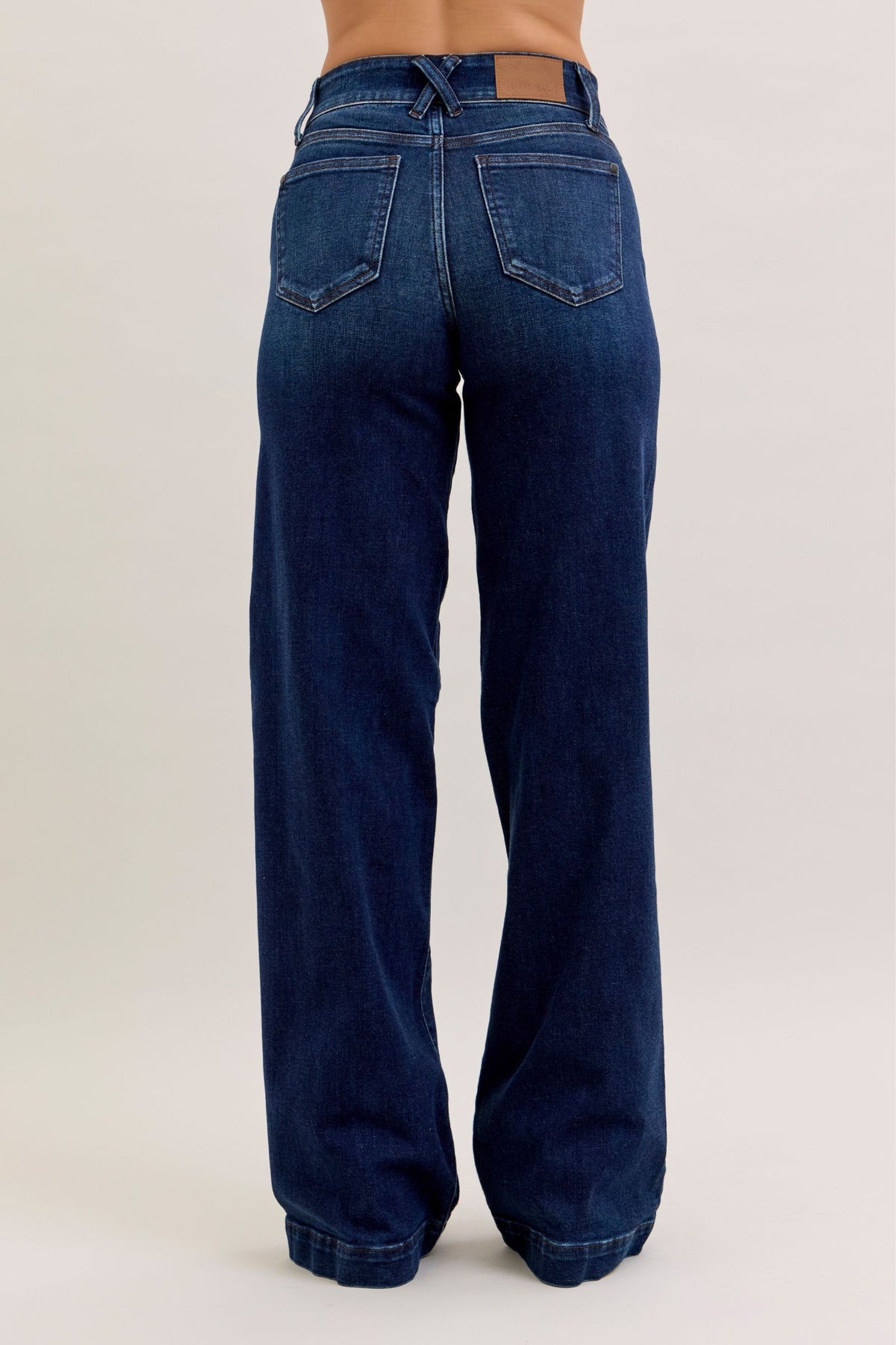 Judy Blue HW Wide Leg Long Inseam 35”
