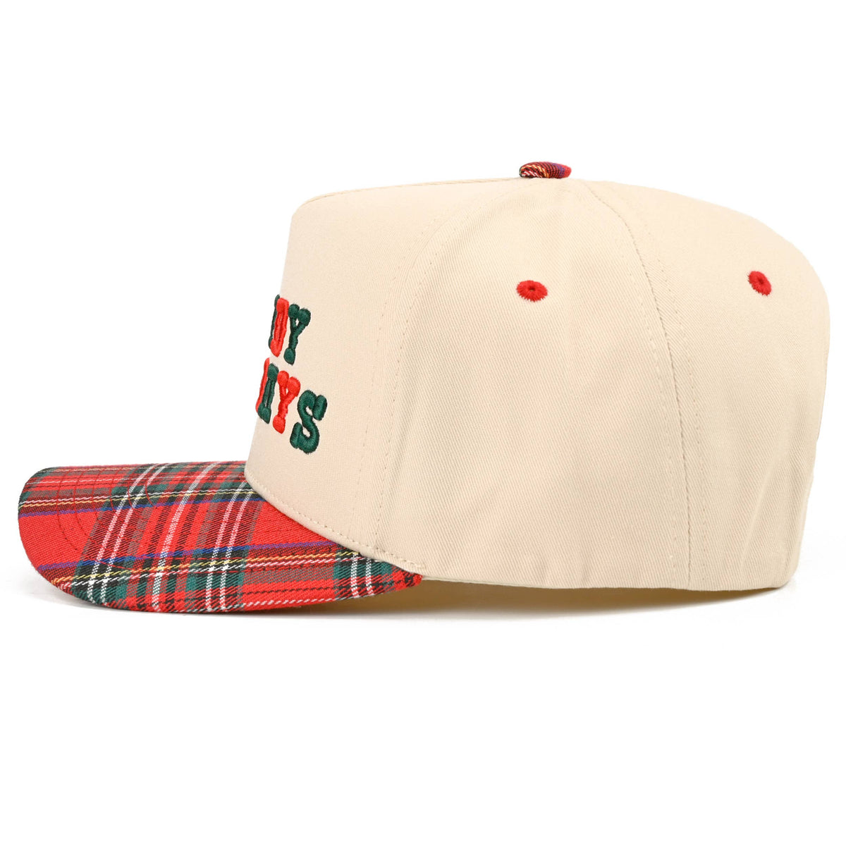 Hana - C.C HOWDY HOLIDAYS Letter Embroidered Trucker Cap