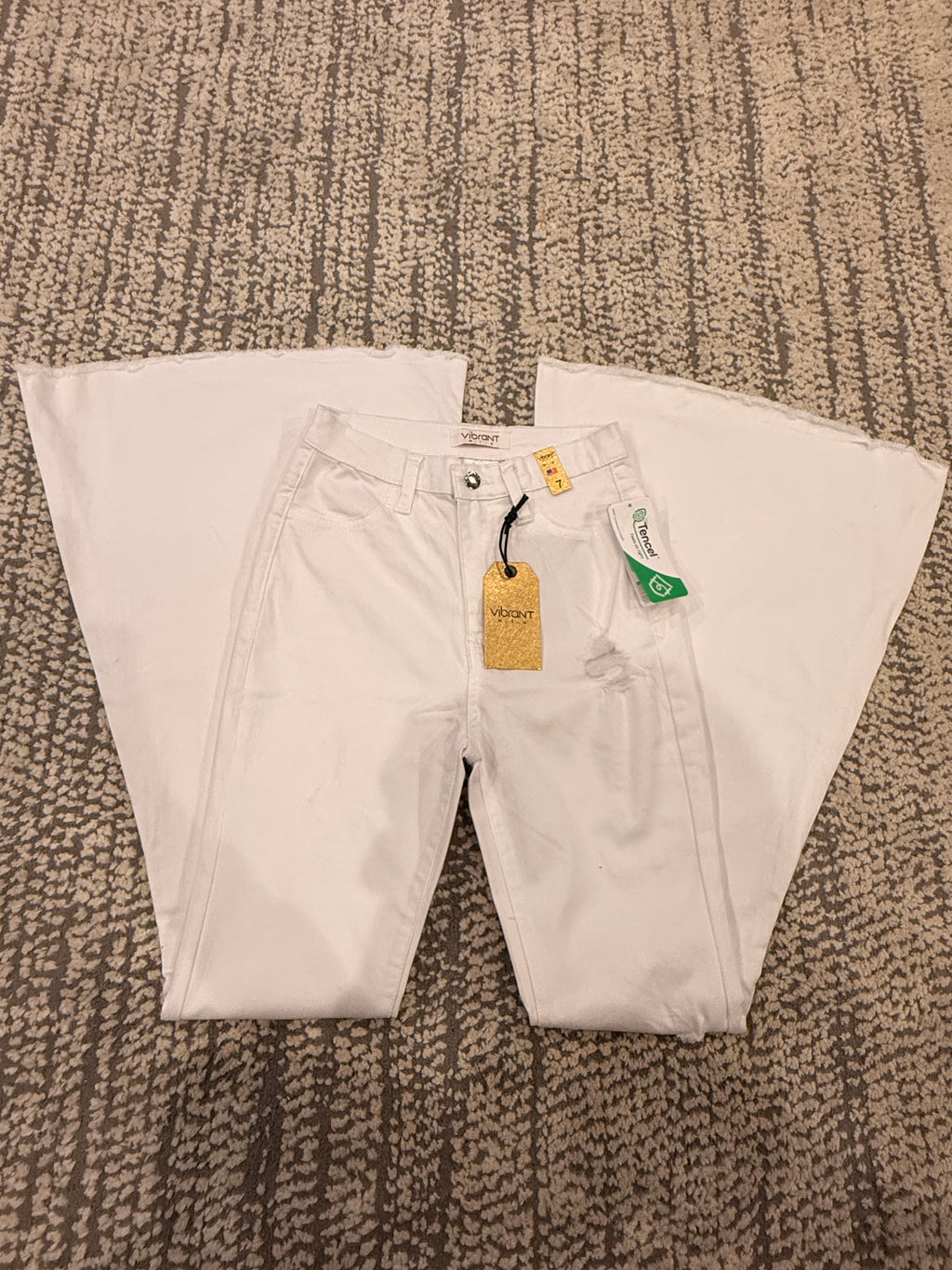 Vibrant White Belle bottom