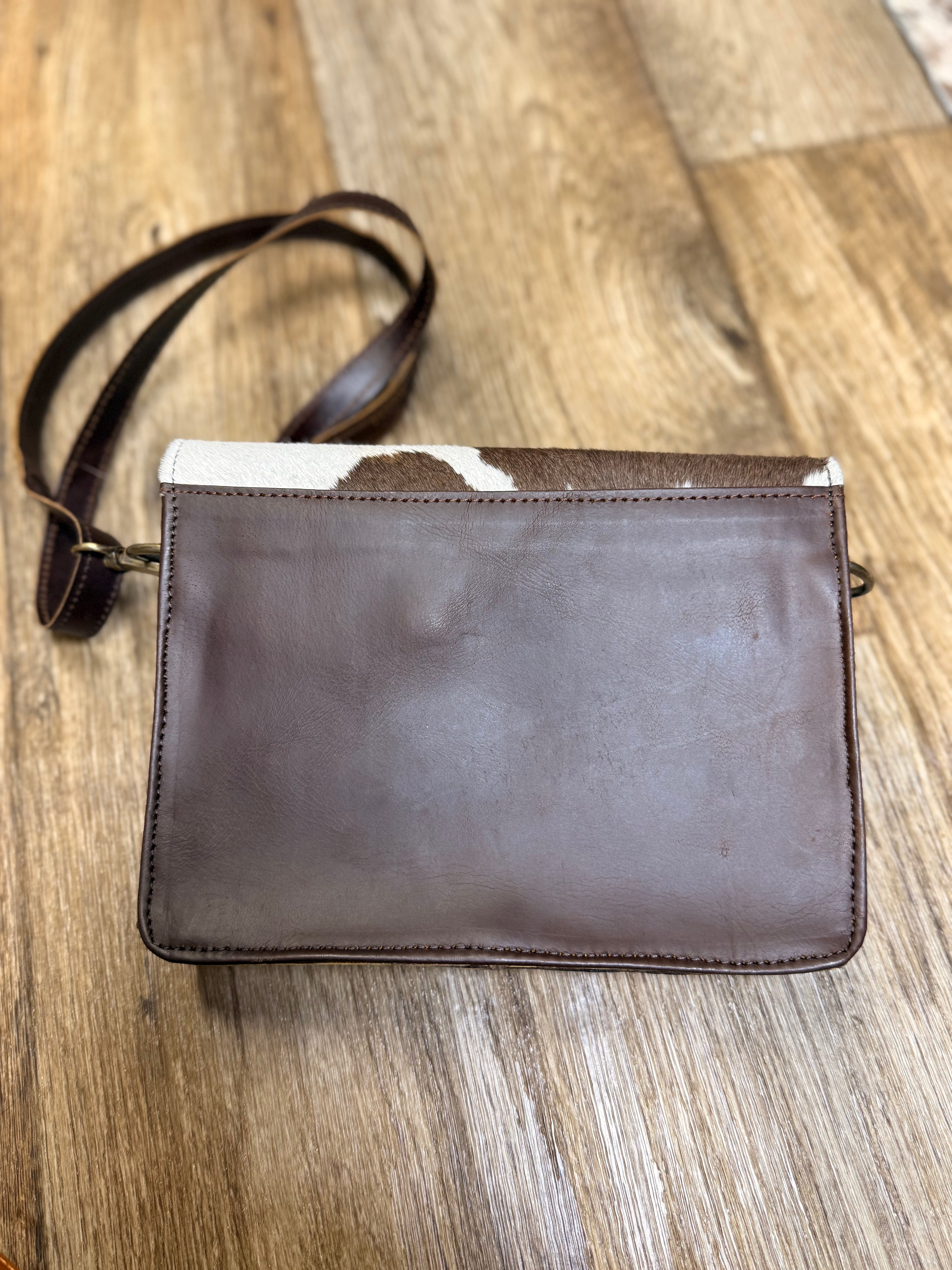 Cowhide Accordion Envelope Purse
