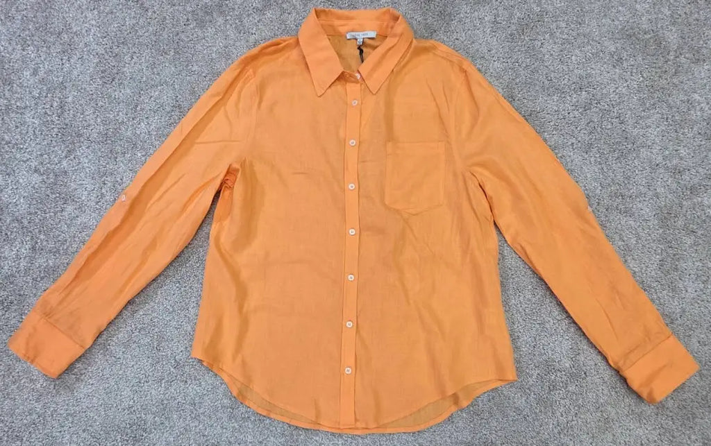 Love Tree Melon Button-down Blouse