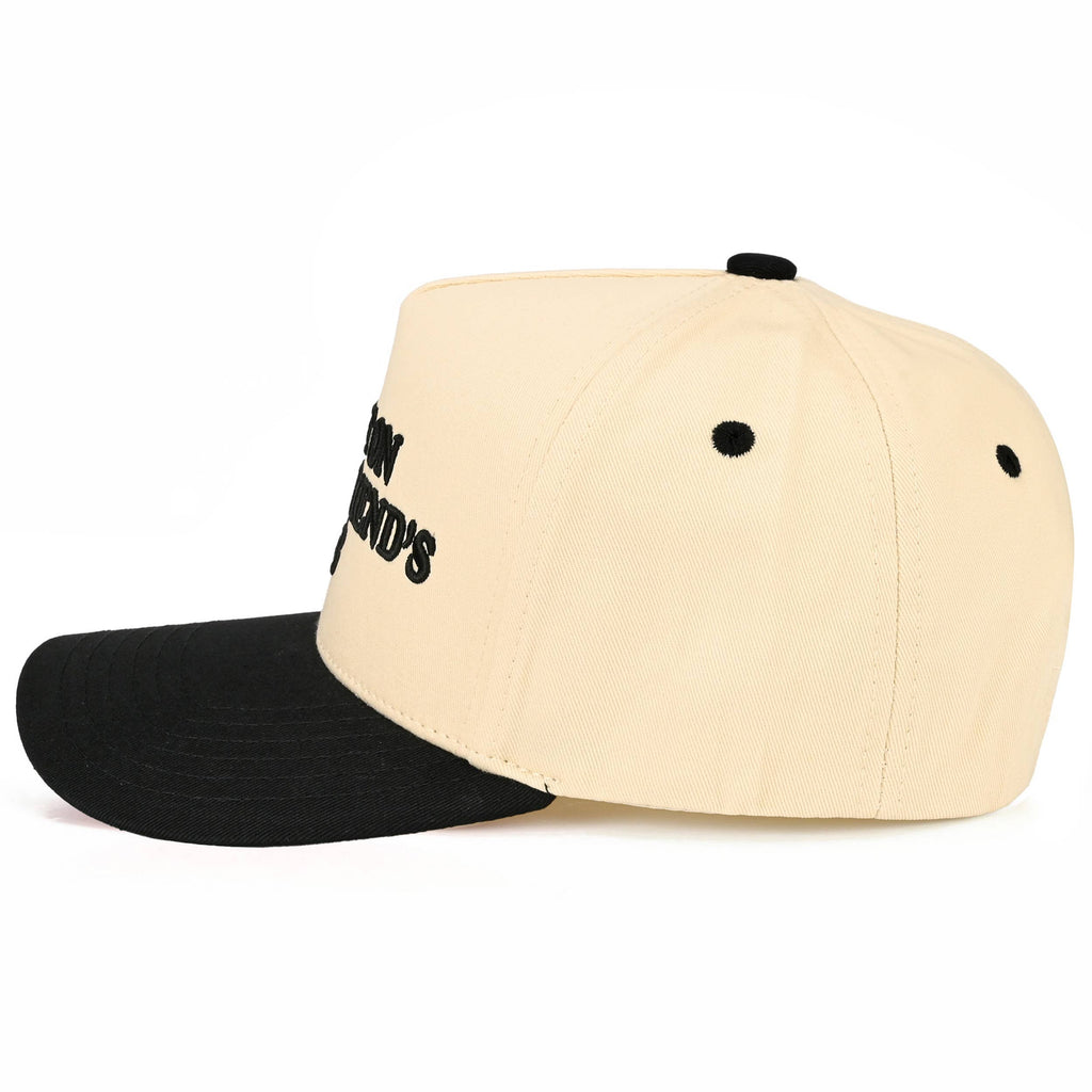 Hana - C.C PUT IT ON MY BOYFRIEND'S TAB Letter Two Tone Trucker Hat