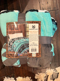 Mia Skull Print Soft Fleece Throw Blanket Queen size