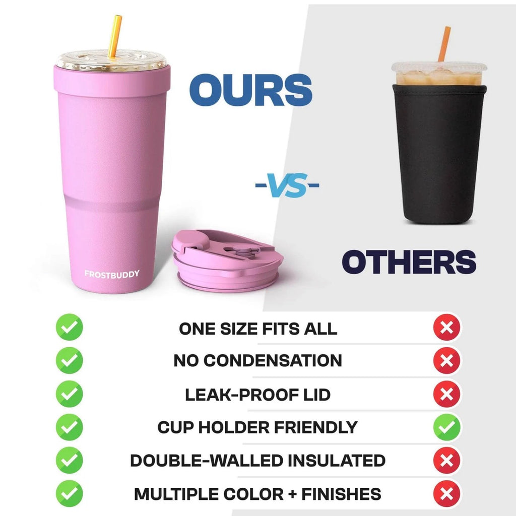 Frost Buddy 32oz To-Go Buddy Black Hearts