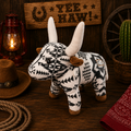 Farm Pals Bull black & white aztec print (medium)