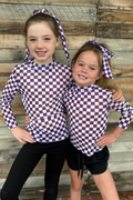 Sterling Kreek - Pep Rally Mesh Top Purple Kids