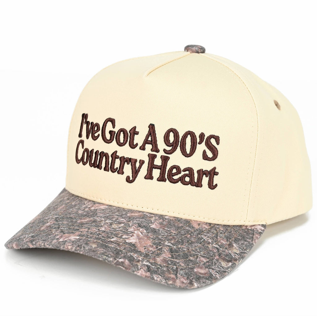 Hana - C.C I'VE GOT A 90'S COUNTRY HEART Two Tone Trucker Hat