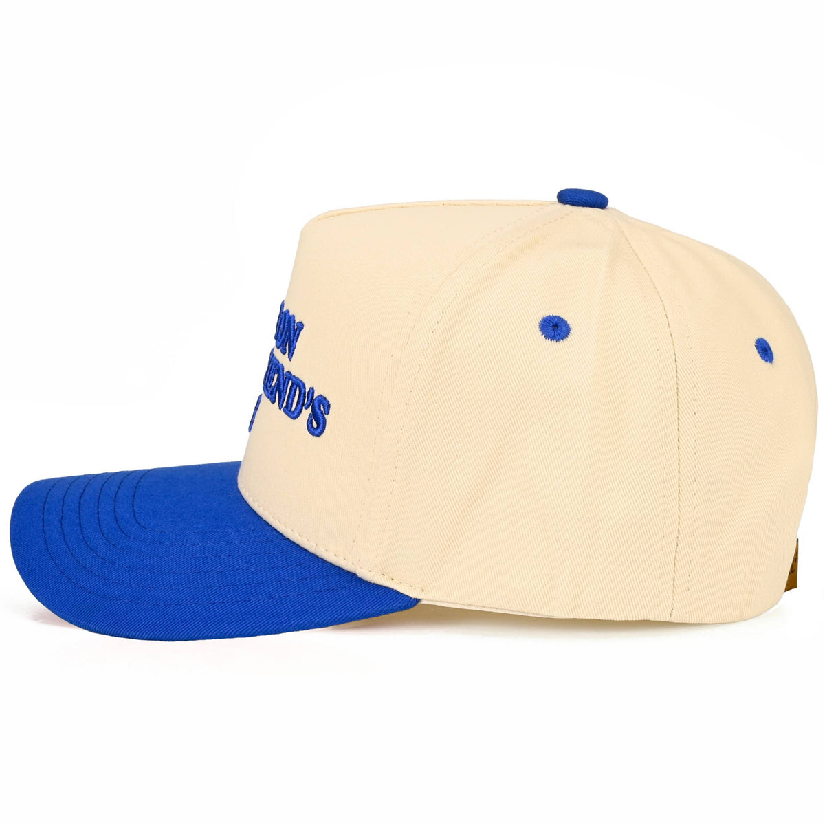 Hana - C.C PUT IT ON MY BOYFRIEND'S TAB Letter Two Tone Trucker Hat