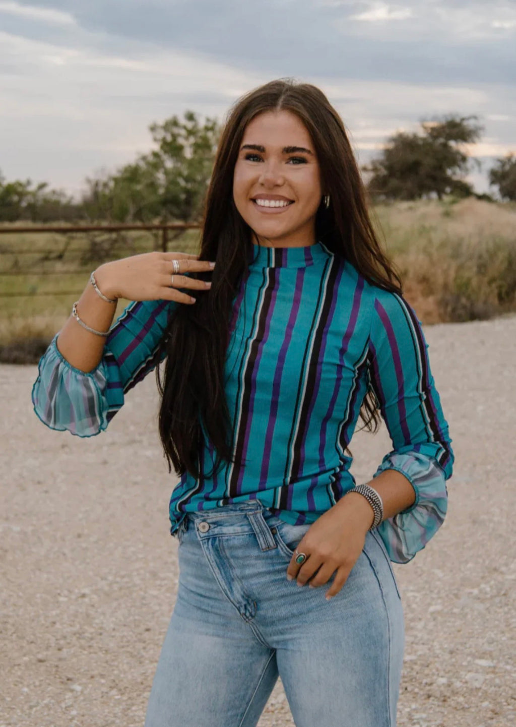 Sterling Kreek “Got to be me” Mesh Top