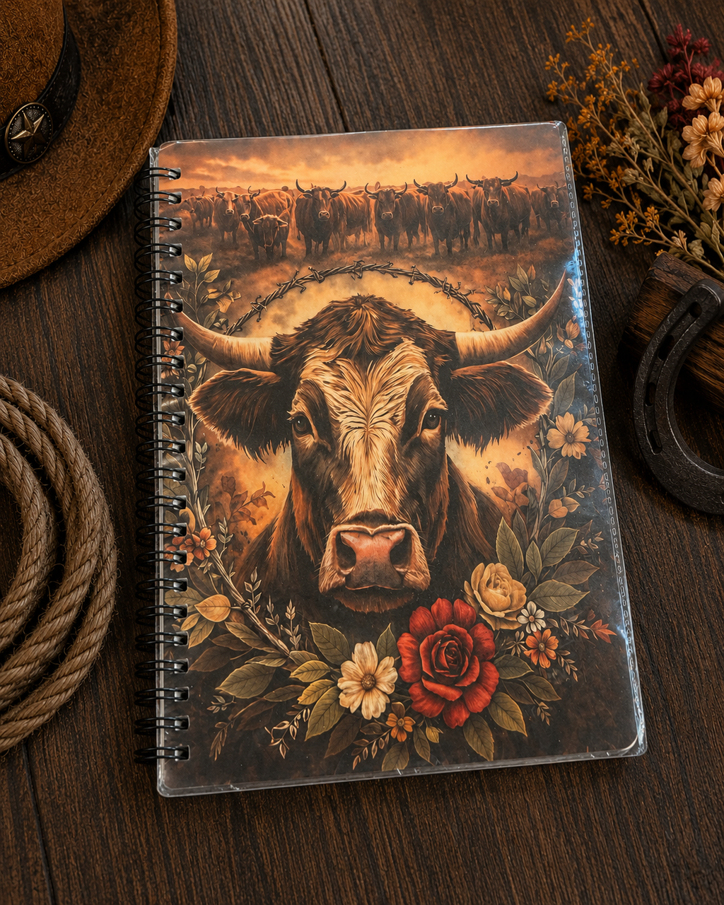 Western Bull lined 5x7 notebook