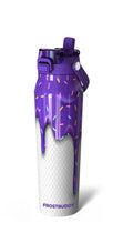 Frost Buddy bottle buddy 32oz purple drip