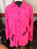 Golden Boots Shacket Pink