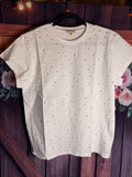 Peach Love Red, white, and Blue Rhinestone T shirt