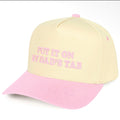 Hana - C.C PUT IT ON MY DAD’S TAB Letter Trucker Hat