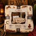 Mia Old West Fleece blanket/comforter King Size