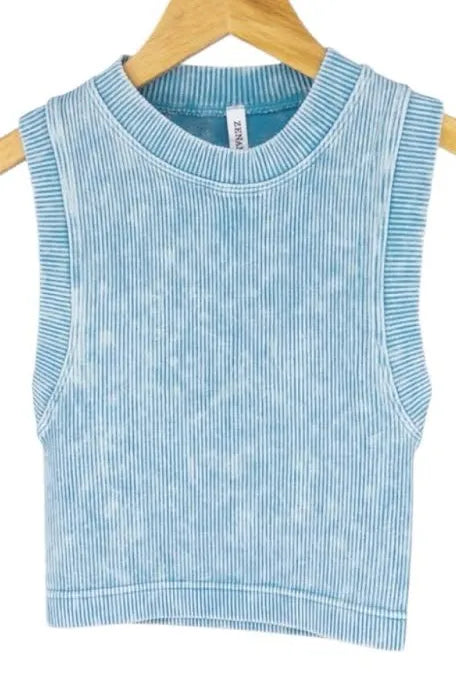 Zenana non-padded crop tank