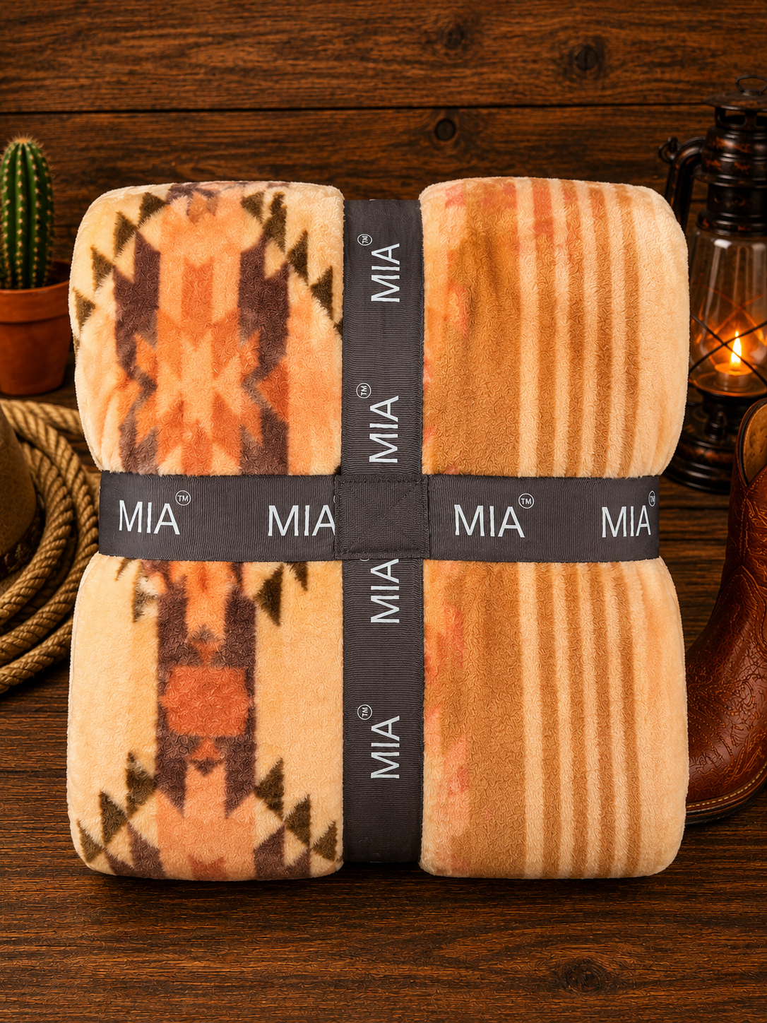 Mia Queen fleece blanket Conne