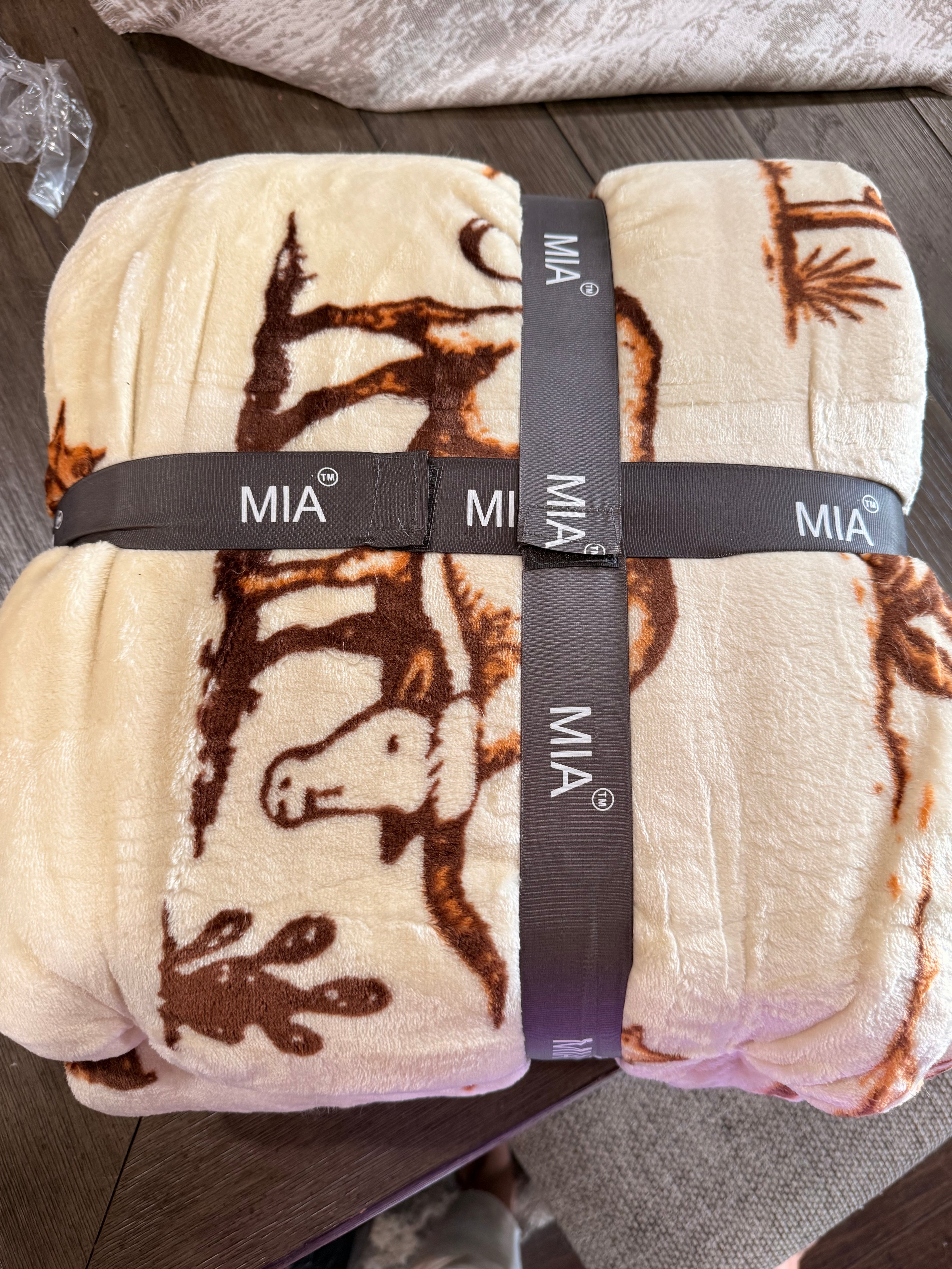 Mia Old West Fleece blanket/comforter King Size