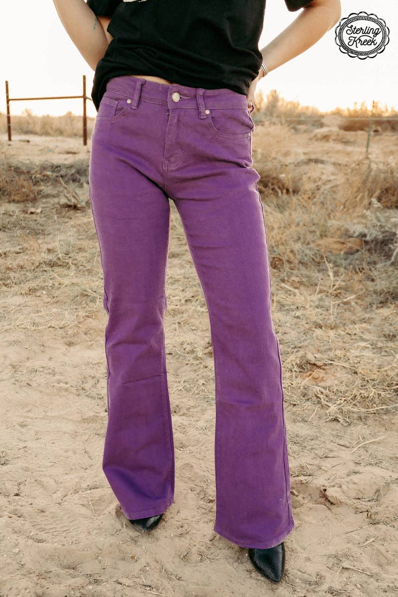 Sterling Kreek - WALKING WEST DENIM PURPLE LONG