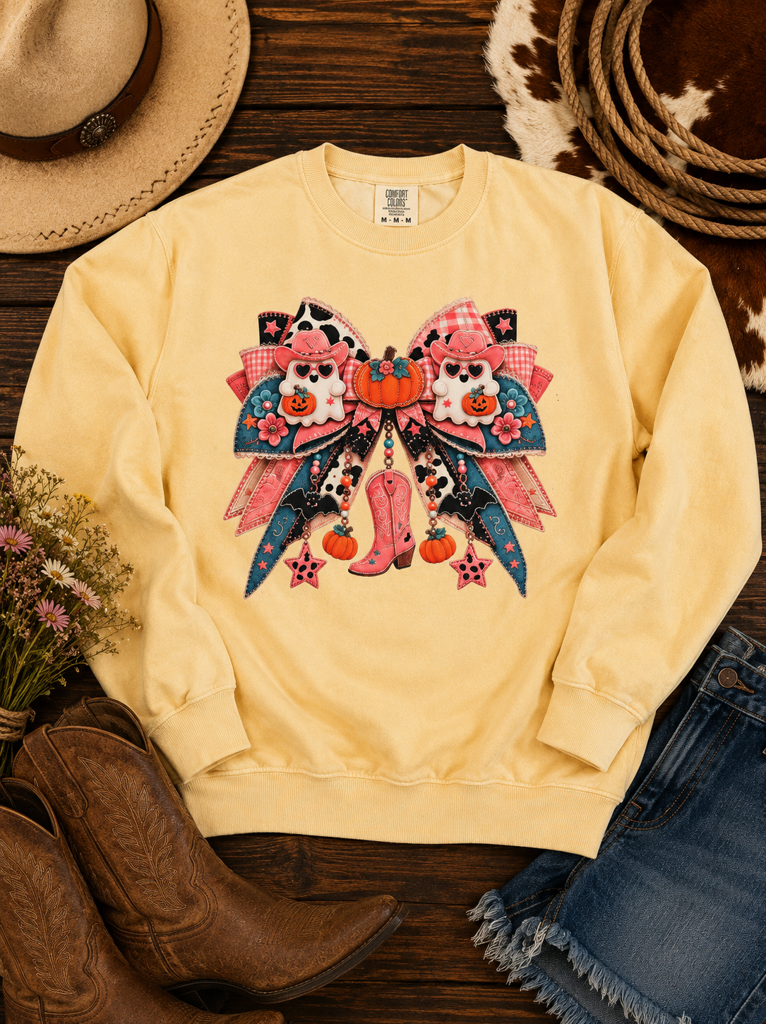 Western fall sweatshirt