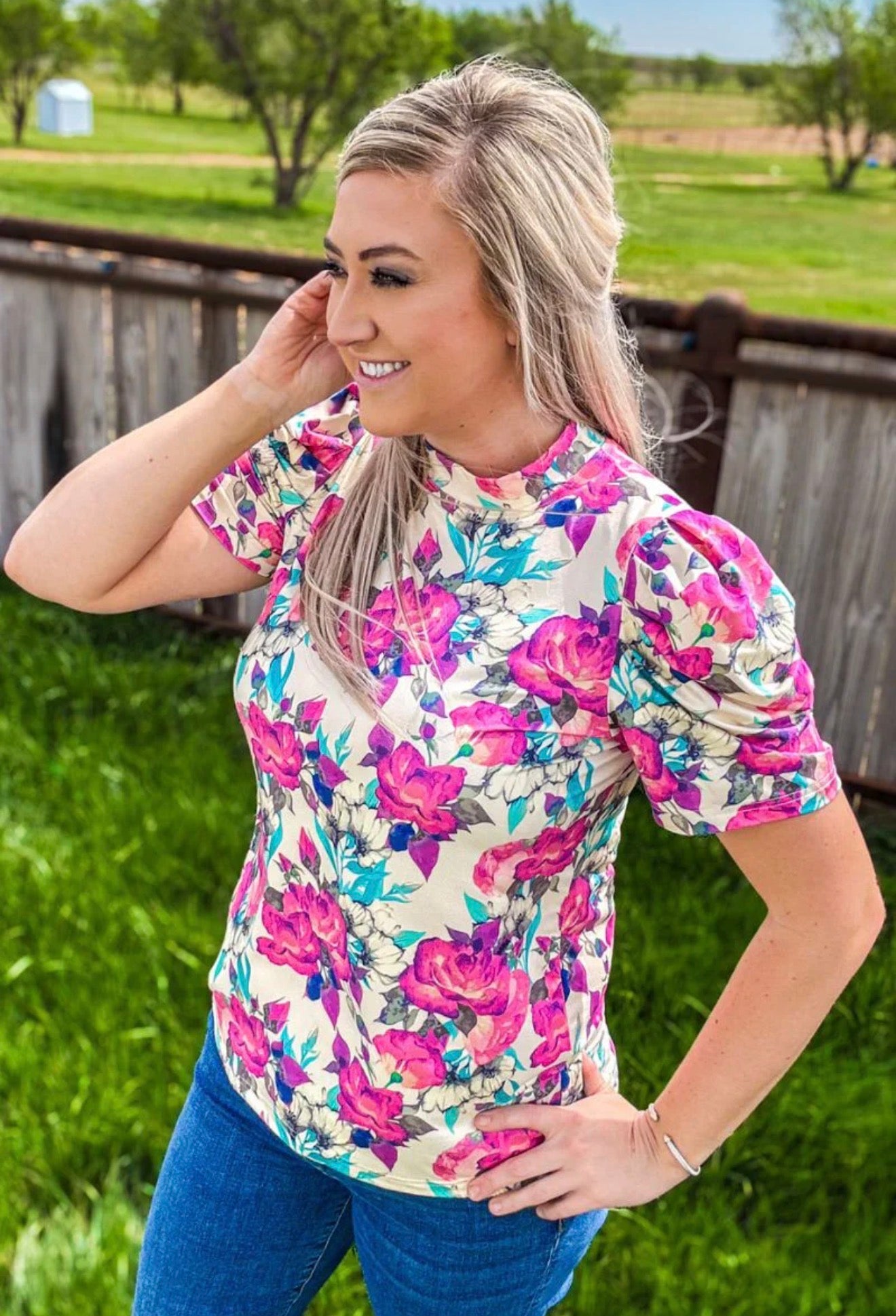 Sterling Kreek “Life is a Flower” Top