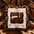 Mia brown tulle blanket/comforter King Size