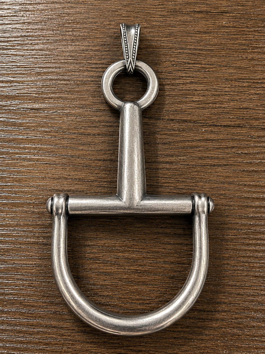 Large Bit pendant (silver or bronze)