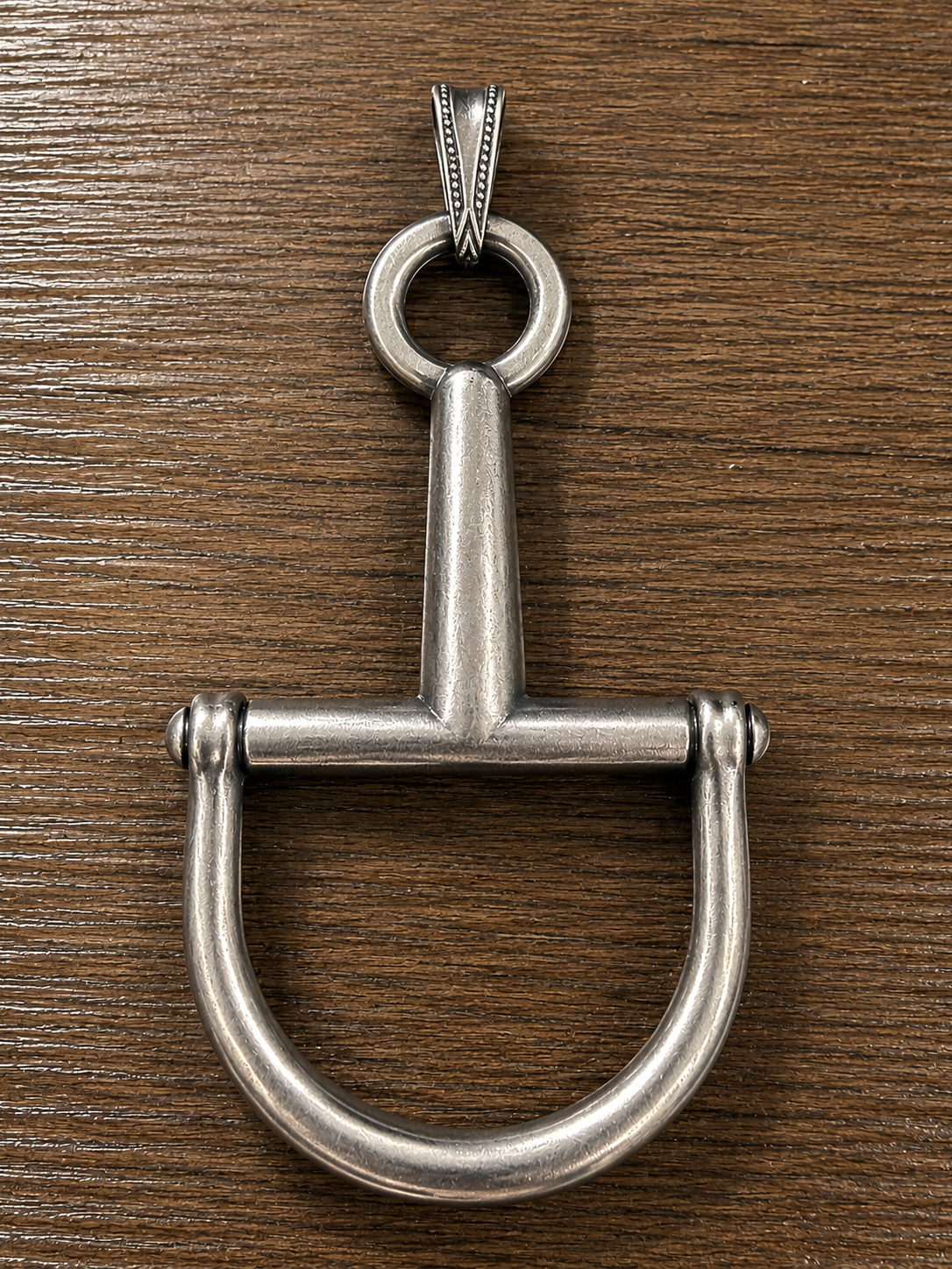 Large Bit pendant (silver or bronze)