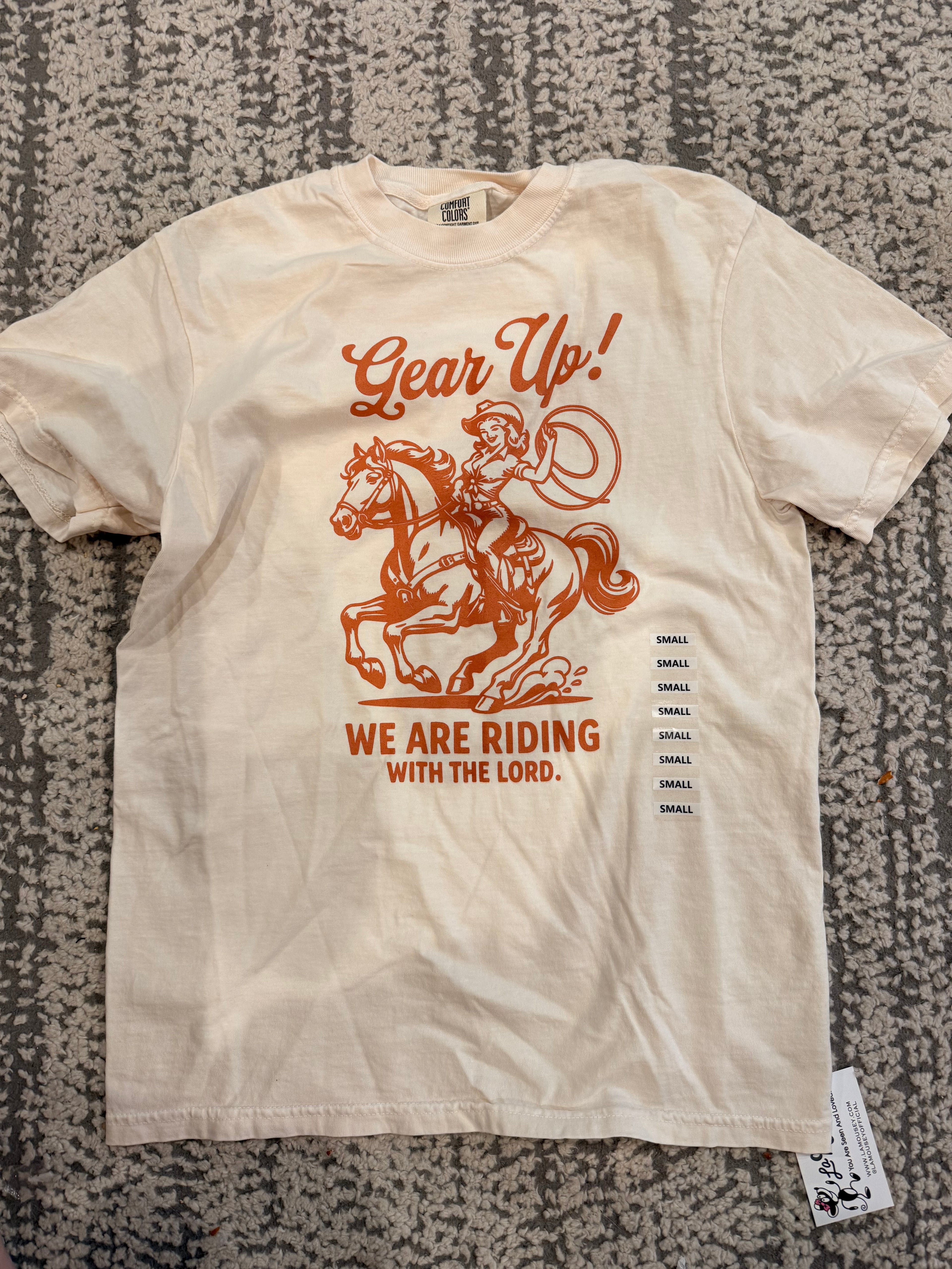 Gear Up Riding with the Lord T-Shirt