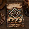 Western Aztec lined 5x7 notebook