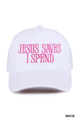 Jesus saves, I spend hat