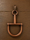 Large Bit pendant (silver or bronze)