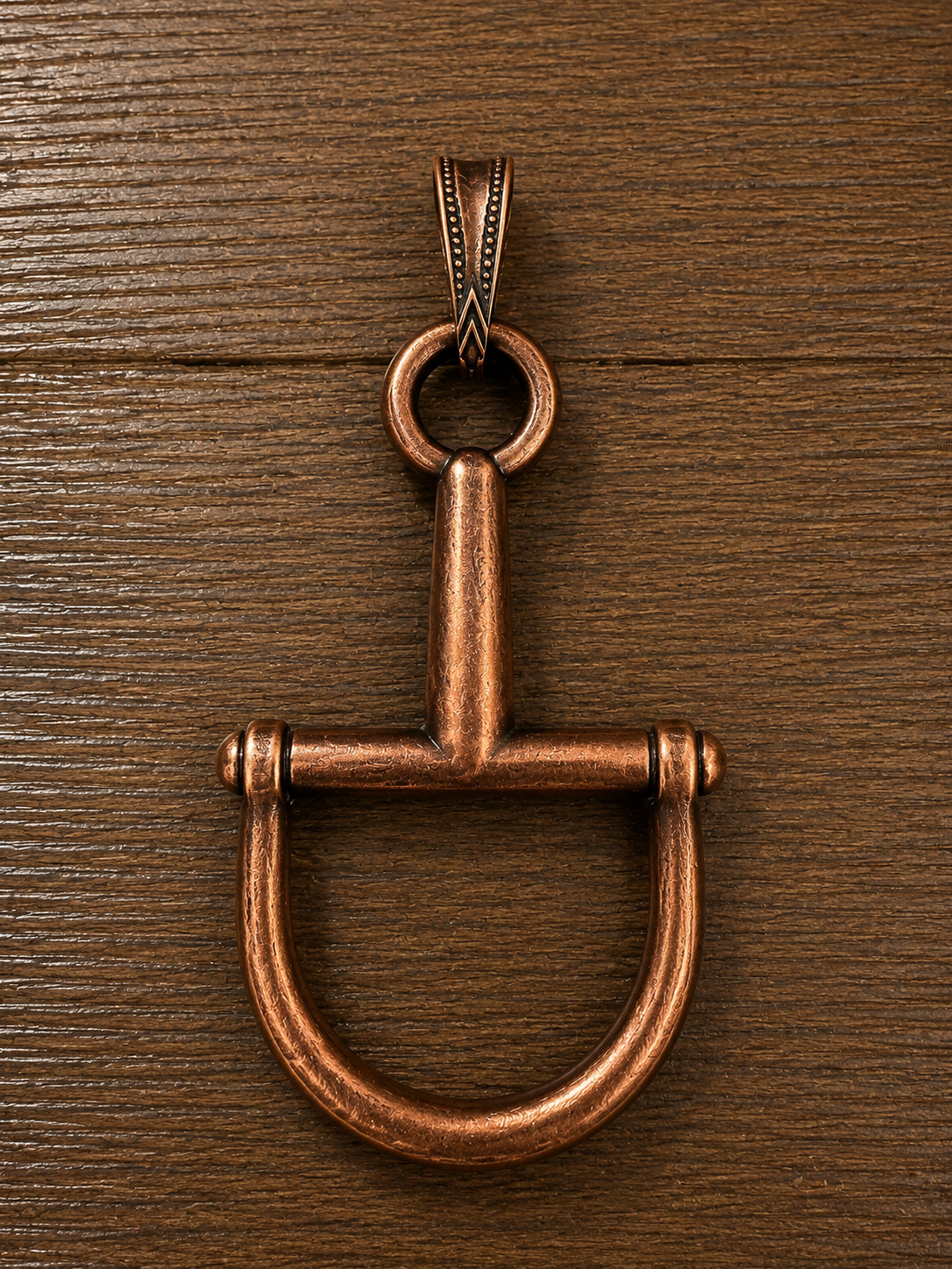 Large Bit pendant (silver or bronze)