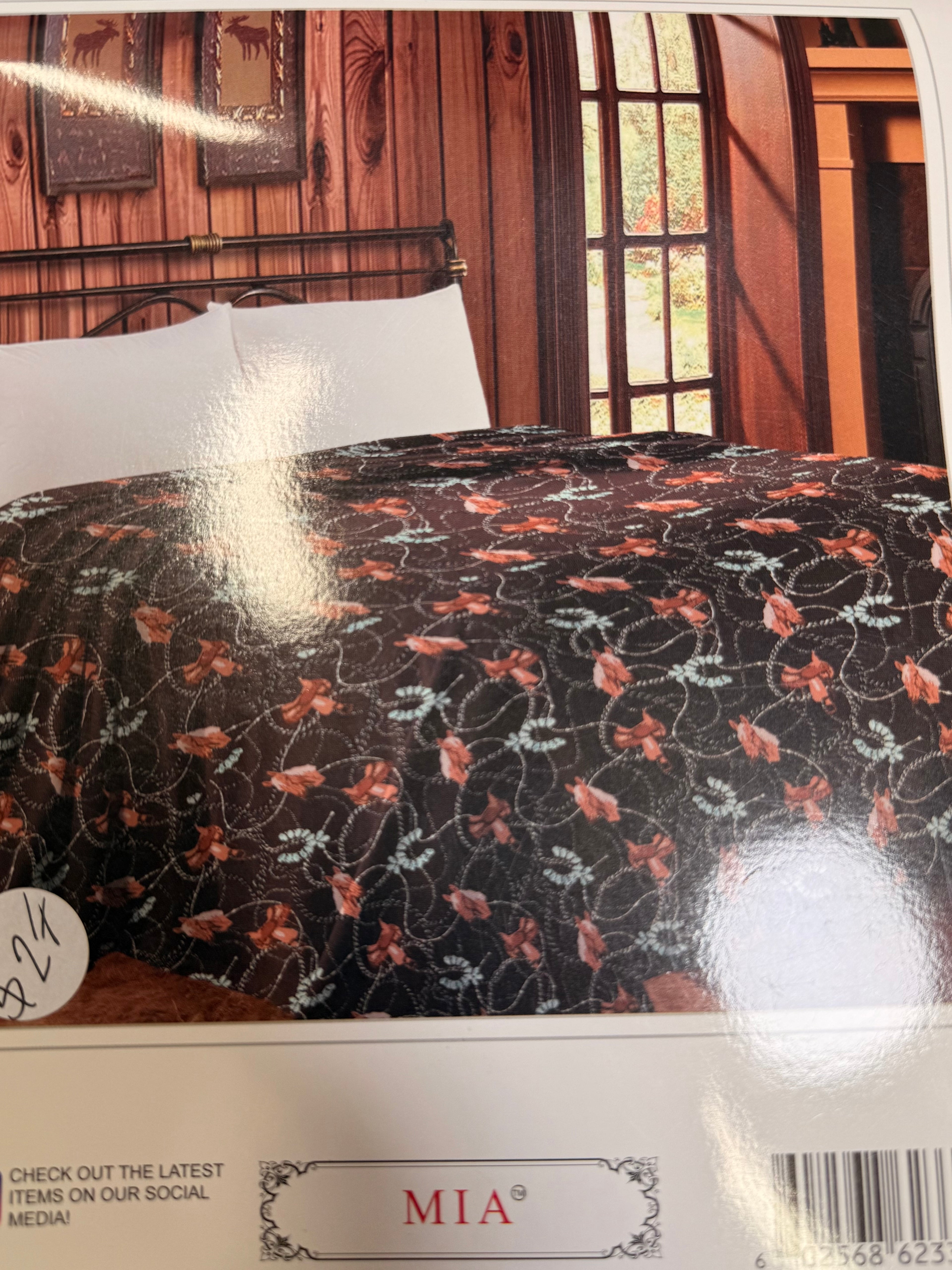 Mia Queen fleece blanket Horse