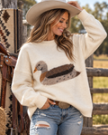 Very J Duck Sweater Cream