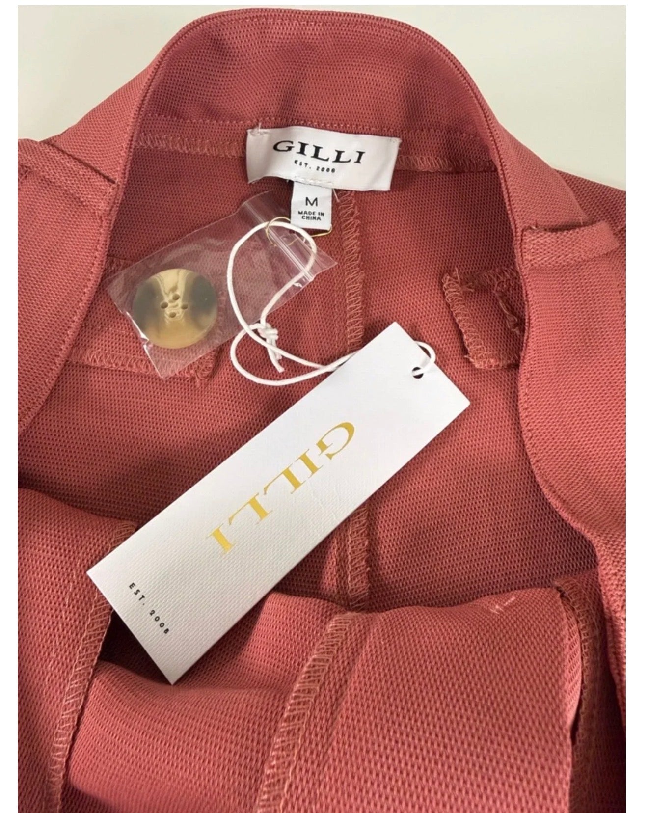 Gilli High Waist Dressy Shorts in Dusty Rose