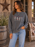 Skeleton with hearts sweatshirt