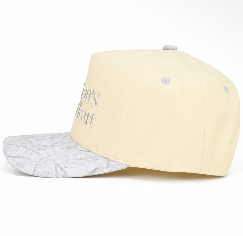C.C 90’s Country Heart Letter Embroidered on Two Tone Trucker Hat