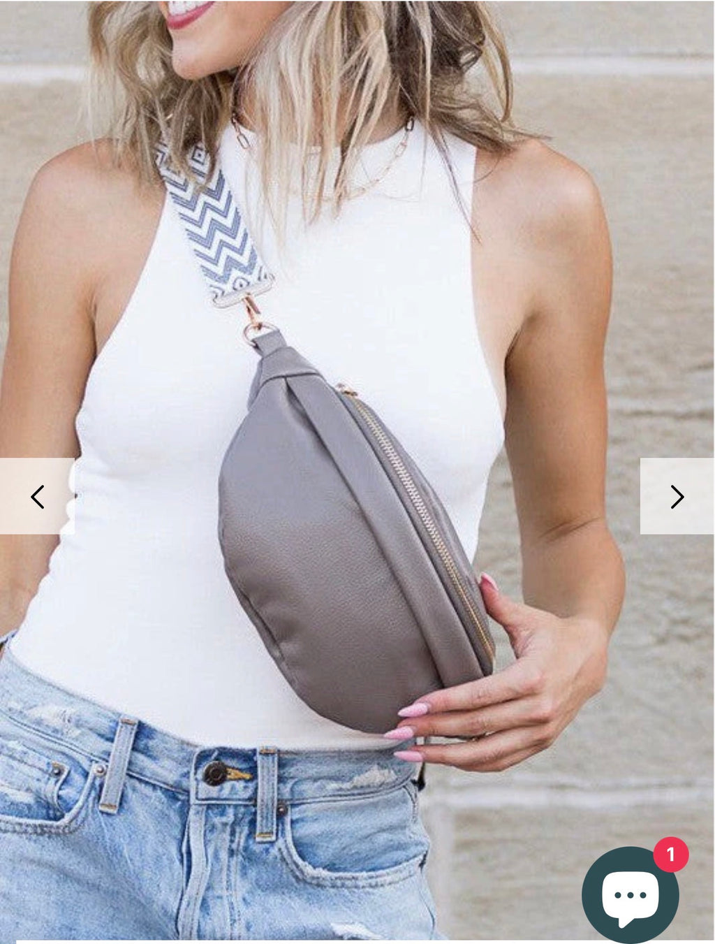 Nash Bash Fringe Sling Bag w/ removable fringe