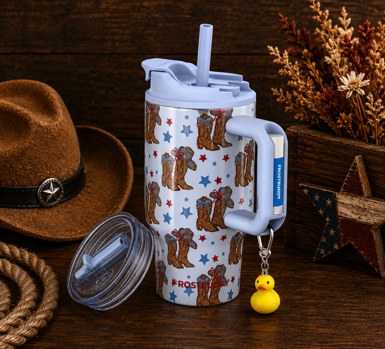 Frost Buddy 16oz mini Tumbler Cowgirl