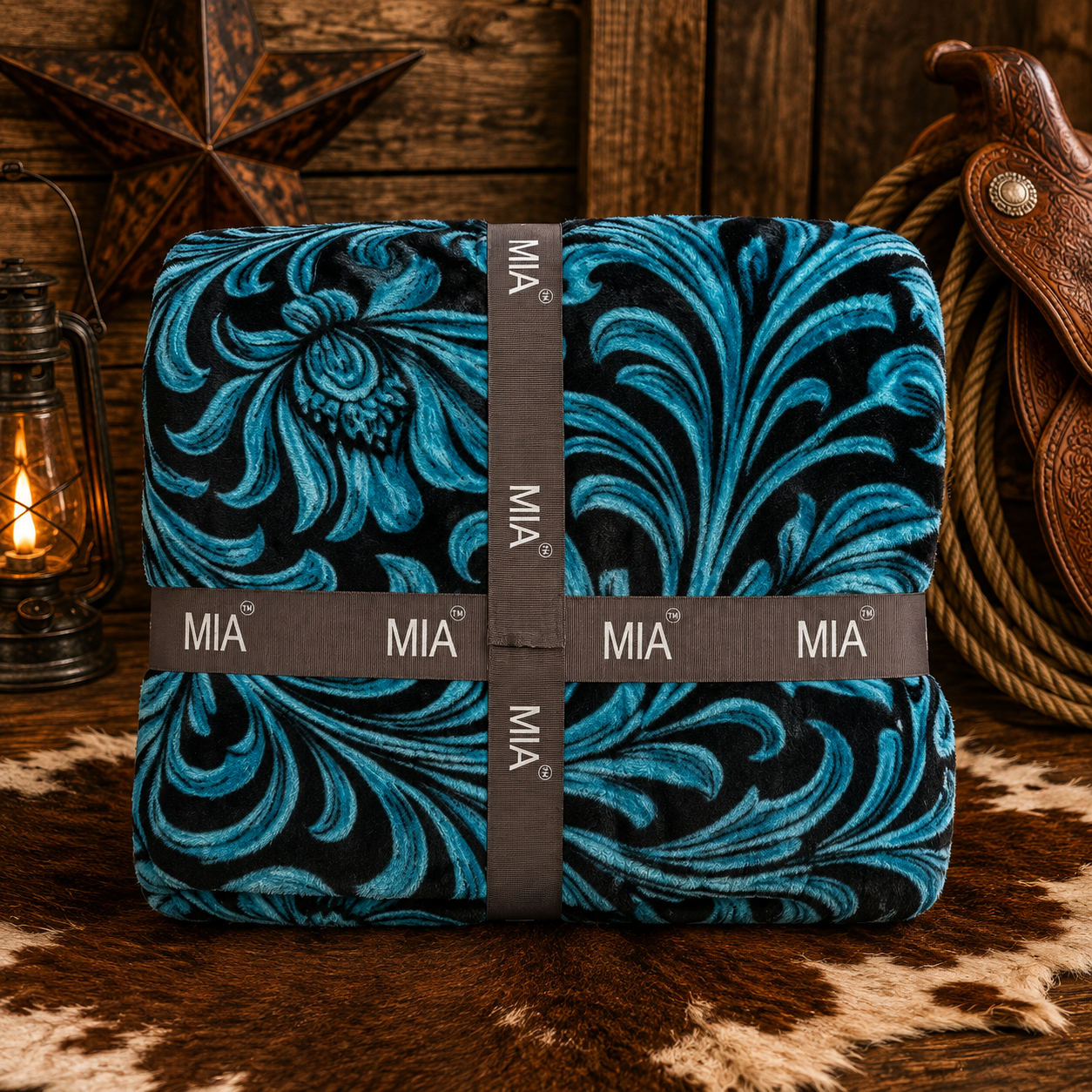 Mia teal tulle blanket/comforter King Size