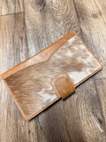Genuine Cowhide and Leather Large Bi-fold Wallet