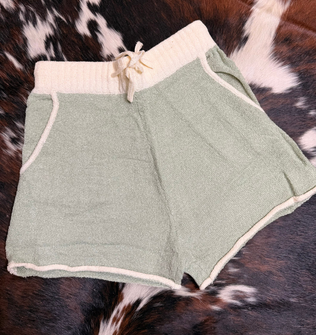 Promesa Sage Green Soft Shorts