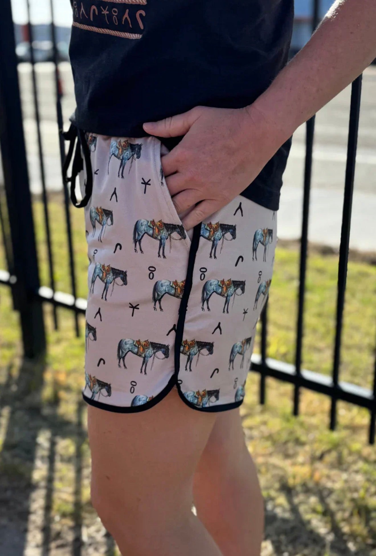 Sterling Kreek Old Town Road Shorts-long