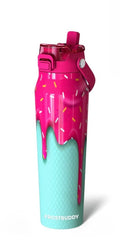 Frost Buddy bottle buddy 32oz pink drip